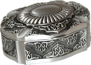 2" x 3" Oval pewter