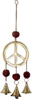 Peace Rudraksha wind chime