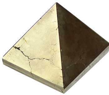 30- 35mm Pyrite pyramid