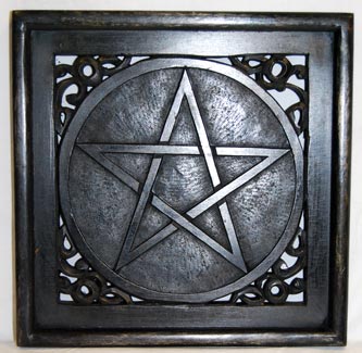 altar Plate w/ Pentagram