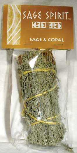 Sage & Copal smudge 5"